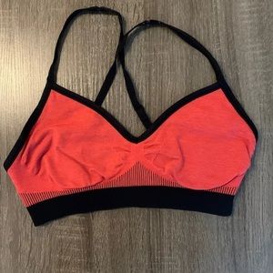 Lululemon Hold Your Om Bra in Alarming Red size 6